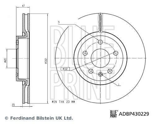 BLUE PRINT Kočni cilindar kotača