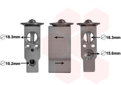 VAN WEZEL Ekspanzijski ventil, klima-uređaj