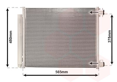 VAN WEZEL Kondenzator, klima-uređaj