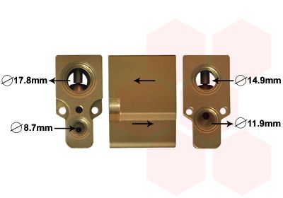 VAN WEZEL Ekspanzijski ventil, klima-uređaj