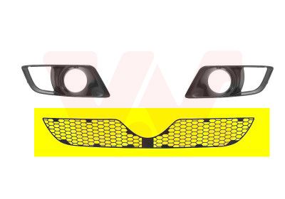VAN WEZEL Ventilacijska rešetka, odbojnik