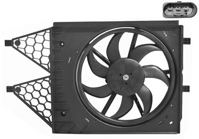 VAN WEZEL Ventilator, hlađenje motora