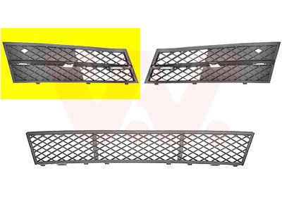 VAN WEZEL Ventilacijska rešetka, odbojnik