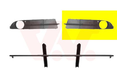 VAN WEZEL Ventilacijska rešetka, odbojnik