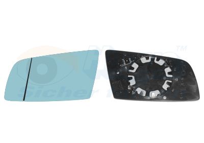 VAN WEZEL Staklo za retrovizor, vanjski retrovizor