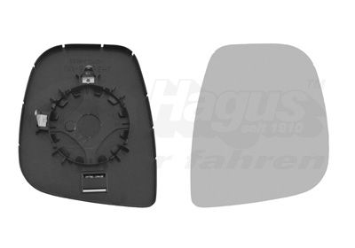 VAN WEZEL Staklo za retrovizor, vanjski retrovizor