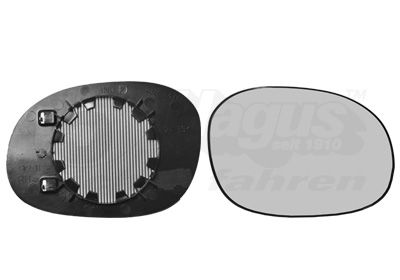 VAN WEZEL Staklo za retrovizor, vanjski retrovizor