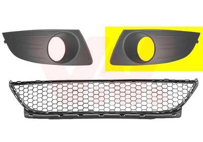 VAN WEZEL Ventilacijska rešetka, odbojnik