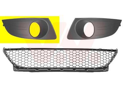 VAN WEZEL Ventilacijska rešetka, odbojnik
