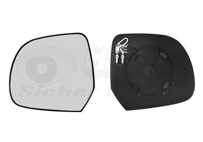 VAN WEZEL Staklo za retrovizor, vanjski retrovizor