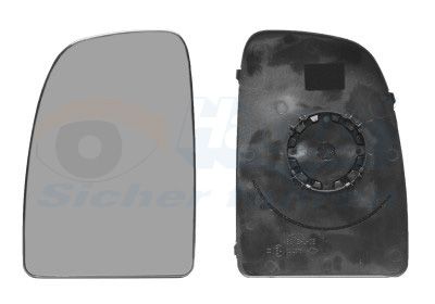 VAN WEZEL Staklo za retrovizor, vanjski retrovizor