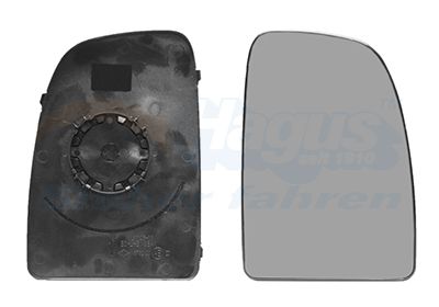 VAN WEZEL Staklo za retrovizor, vanjski retrovizor