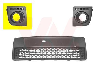 VAN WEZEL Ventilacijska rešetka, odbojnik