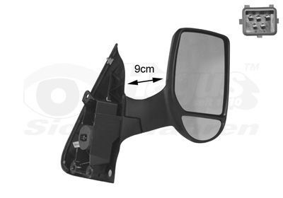 VAN WEZEL Vanjski retrovizor