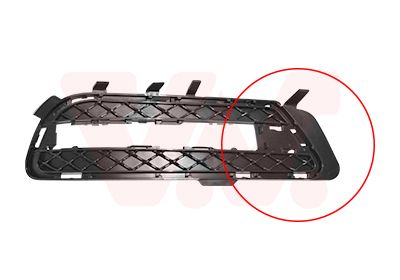 VAN WEZEL Ventilacijska rešetka, odbojnik
