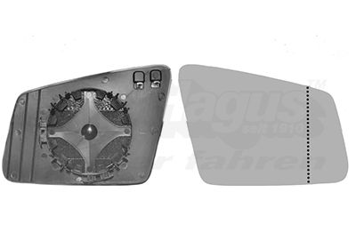 VAN WEZEL Staklo za retrovizor, vanjski retrovizor