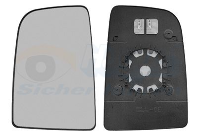 VAN WEZEL Staklo za retrovizor, vanjski retrovizor