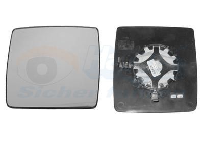 VAN WEZEL Staklo za retrovizor, vanjski retrovizor