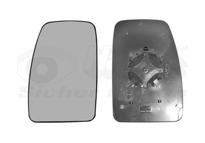 VAN WEZEL Staklo za retrovizor, vanjski retrovizor