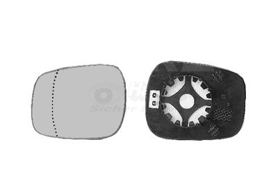 VAN WEZEL Staklo za retrovizor, vanjski retrovizor