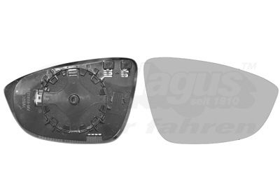 VAN WEZEL Staklo zrcala, vanjsko zrcalo