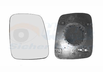 VAN WEZEL Staklo za retrovizor, vanjski retrovizor