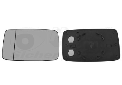 VAN WEZEL Staklo za retrovizor, vanjski retrovizor