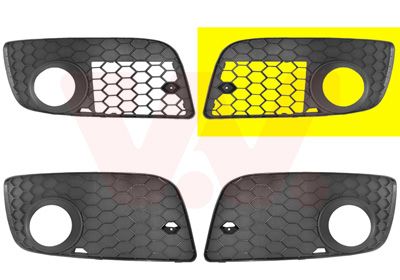 VAN WEZEL Ventilacijska rešetka, odbojnik