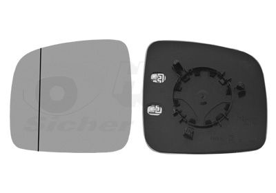 VAN WEZEL Staklo za retrovizor, vanjski retrovizor