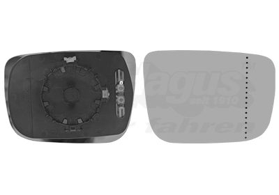 VAN WEZEL Staklo za retrovizor, vanjski retrovizor