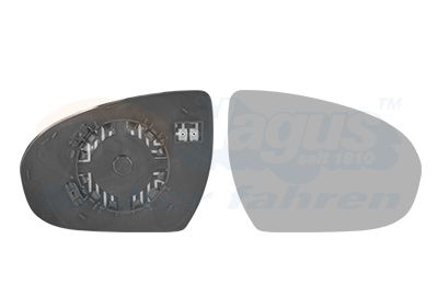 VAN WEZEL Staklo za retrovizor, vanjski retrovizor