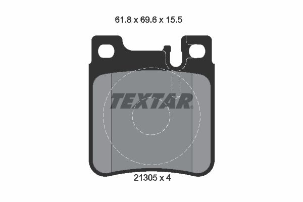 Textar Komplet kočionih obloga, disk-kočnica