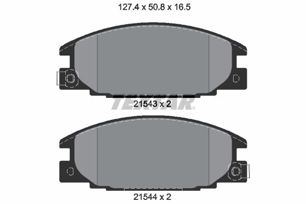 Textar Komplet kočionih obloga, disk-kočnica