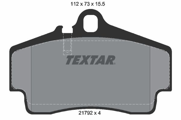 Textar Komplet kočionih obloga, disk-kočnica