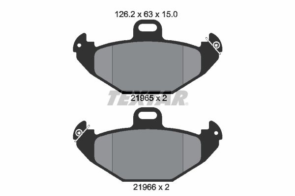 Textar Komplet kočionih obloga, disk-kočnica