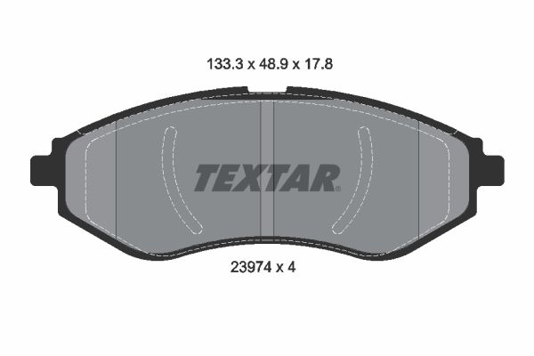 Textar Komplet kočionih obloga, disk-kočnica