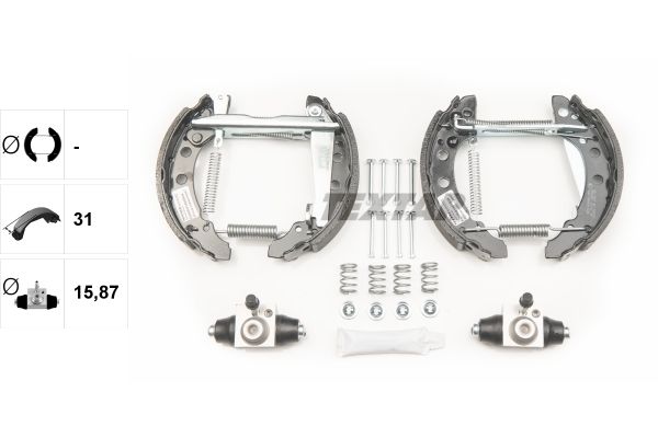 Textar Komplet kočionih obloga, disk-kočnica