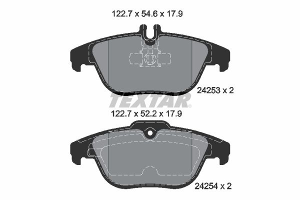 Textar Komplet kočionih obloga, disk-kočnica