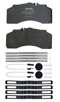 Textar Komplet kočionih obloga, disk-kočnica