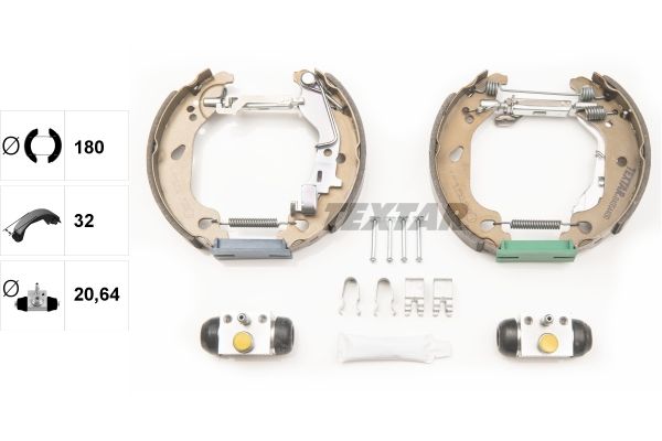 TEXTAR Komplet kočionih papuča