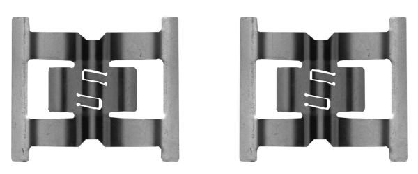 TEXTAR Komplet dodatne opreme, obloga disk-kočnice