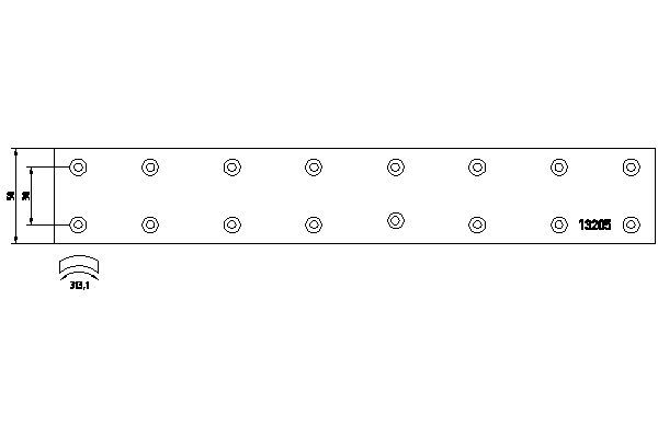 TEXTAR Komplet pribora, obloga disk kočnica