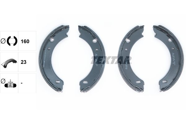 Textar Komplet kočionih papuča, parkirna kočnica