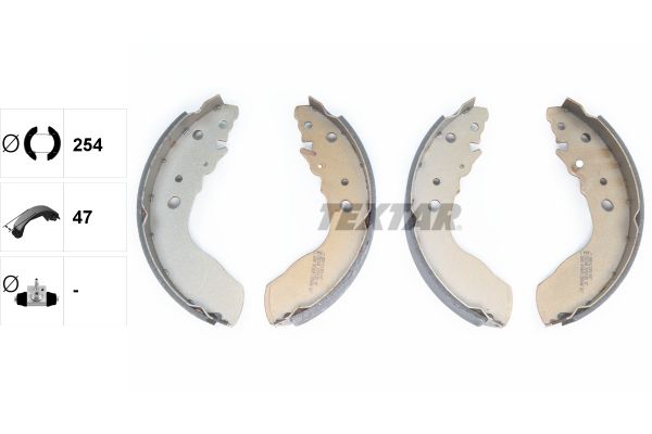 Textar Komplet kočionih papuča