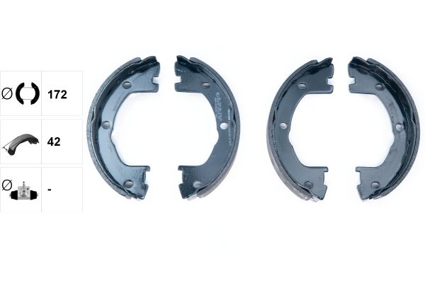 Textar Komplet kočionih papuča, parkirna kočnica