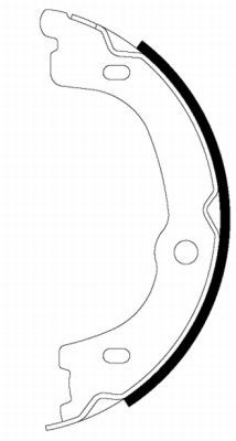 Textar Komplet kočionih papuča, parkirna kočnica