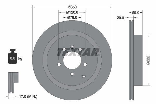 Textar Kočioni disk