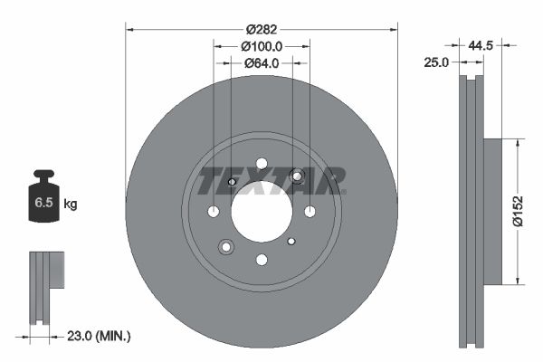 Textar Kočioni disk