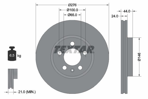 Textar Kočioni disk