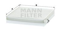 MANN-FILTER Filtar, zrak unutrašnjeg prostora